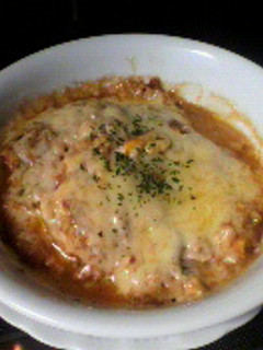 カレーコロッケ煮リメイク!!チーズ焼き♪-レシピのメイン写真