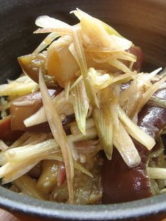 ナスと茗荷のひんやり煮浸し-レシピのメイン写真