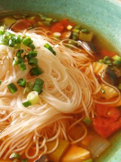 夏バテ知らず?ラタトゥイユ・そうめん-レシピのメイン写真