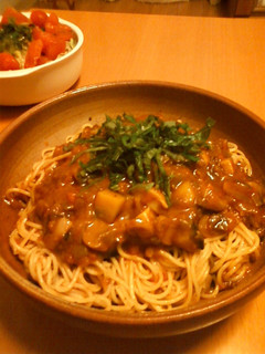 冷製トマトとなすのパスタ-レシピのメイン写真