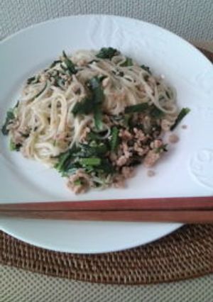 肉ニラそうめん-レシピのメイン写真
