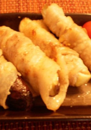 ☆茄子の豚巻きポン酢バターで頂きま～す☆-レシピのメイン写真