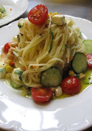 まぜるだけ！冷んやり夏パスタ-レシピのメイン写真