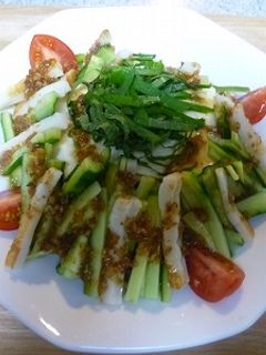 シソの風味が香る豆腐サラダ-レシピのメイン写真