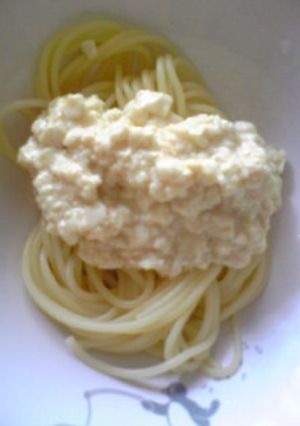 超簡単 豆腐ソースパスタ-レシピのメイン写真