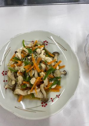 青椒炒雞胸肉（ピーマンと鶏胸肉の炒め）-レシピのメイン写真
