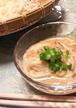 超濃厚で♡そうめんにごまだれつゆ☆-レシピのメイン写真