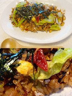 さっぱり梅チャーハン-レシピのメイン写真