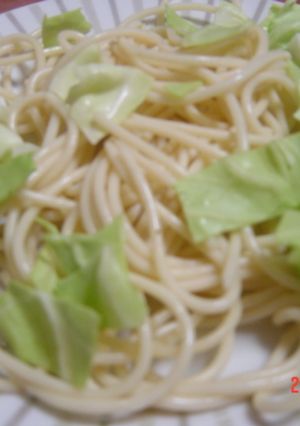 さっぱりキャベツの冷製パスタ-レシピのメイン写真