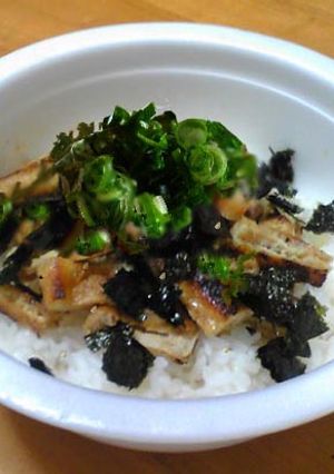 簡単♪焼き油揚げの丼-レシピのメイン写真