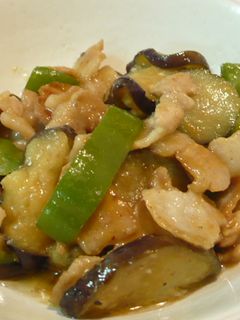 豚肉となすびとピーマンのみそ炒め-レシピのメイン写真