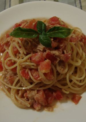 簡単・トマトの冷製パスタ-レシピのメイン写真