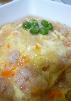 カニ缶でカニ玉丼♪-レシピのメイン写真