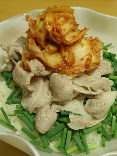 豚しゃぶとキムチのそうめん-レシピのメイン写真