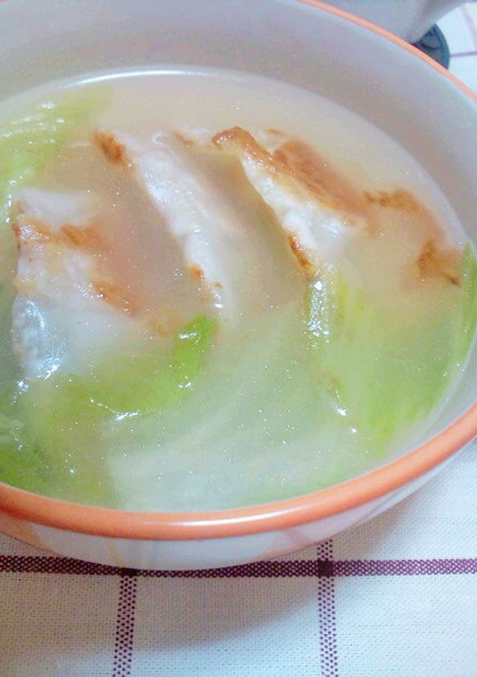 簡単*ﾊﾟﾘﾊﾟﾘ餃子のとろ〜りｽｰﾌﾟ-レシピのメイン写真