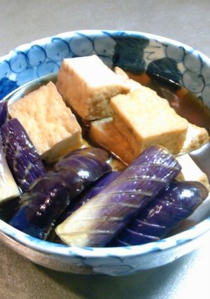 なすと厚揚げの煮物-レシピのメイン写真