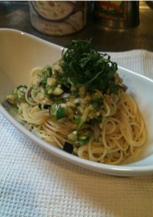 夏野菜でさっぱり冷製パスタ♪-レシピのメイン写真