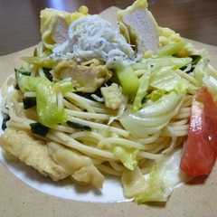 とり天としらすの冷製パスタin大分♪-レシピのメイン写真