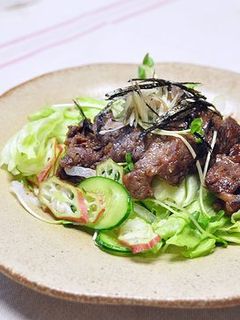サラダ焼き肉丼-レシピのメイン写真