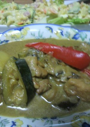 S＆Bグリーンクカレー-レシピのメイン写真