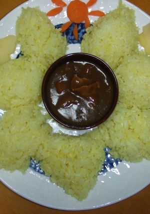 夏色元気なひまわりカレー！-レシピのメイン写真