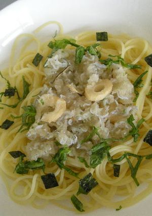 カルシウムたっぷり冷製パスタ-レシピのメイン写真