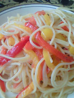 夏野菜の彩り冷製パスタ-レシピのメイン写真