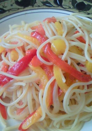 夏野菜の彩り冷製パスタ-レシピのメイン写真