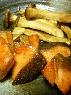 ☼鮭とエリンギのわさび醤油焼き-レシピのメイン写真