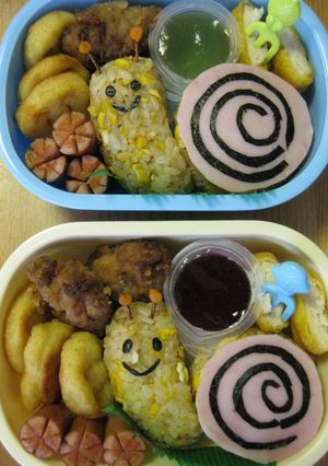 ❤キャラ弁❤チャーハンでかたつむりちゃん-レシピのメイン写真