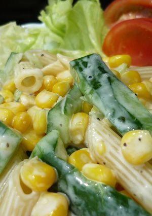 キュウコーンでパスタ？-レシピのメイン写真