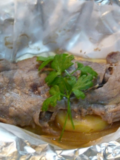 シンプル♪お肉のホイル焼き♪-レシピのメイン写真