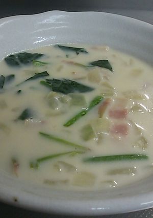 簡単美味☆食べるミルクスープ♪低カロ！-レシピのメイン写真