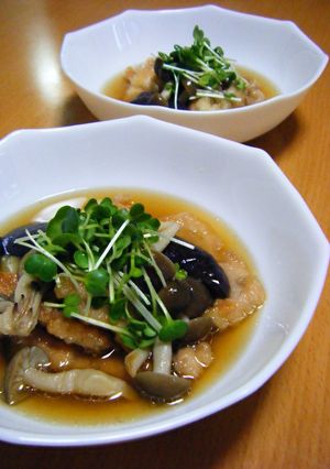 ＊鶏胸肉と茄子のめんつゆ浸し＊-レシピのメイン写真