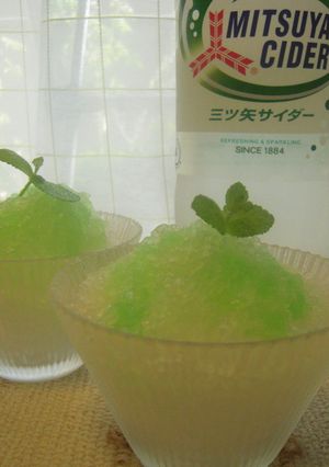 サイダー☆かき氷-レシピのメイン写真