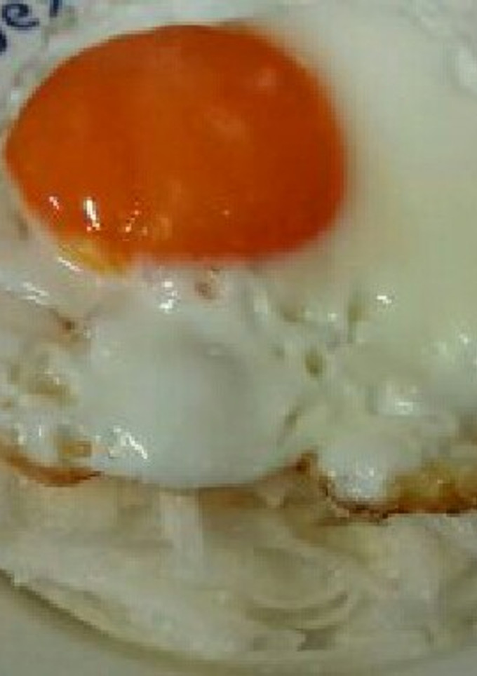 長芋に目玉焼きのせました-レシピのメイン写真