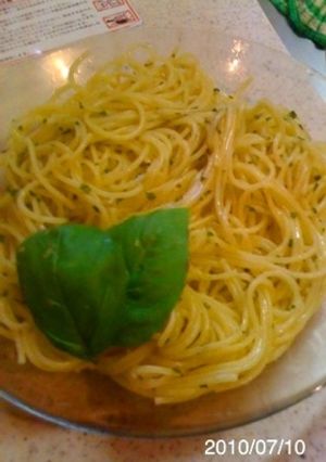 バジリコパスタ～自家製バジルを簡単に-レシピのメイン写真