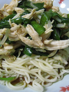 ささみとニラのキムチそうめん-レシピのメイン写真