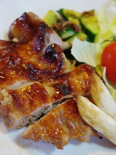 グリルで皮パリパリ照り焼きチキン-レシピのメイン写真