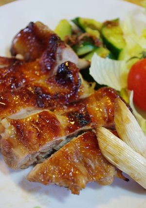 グリルで皮パリパリ照り焼きチキン-レシピのメイン写真