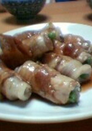 肉巻きインゲン-レシピのメイン写真