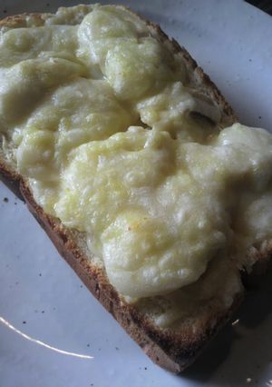 朝食に♪バナナチーズトースト-レシピのメイン写真