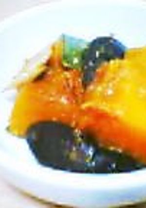 ♪今日のお夕飯♪おいしいかぼちゃ煮。かさかさ肌にも・・-レシピのメイン写真