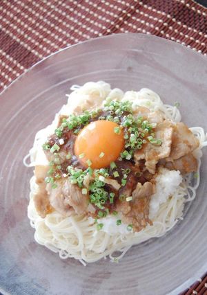 スタミナ満点焼肉そうめん-レシピのメイン写真