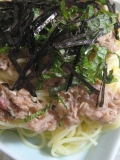 おろしツナの梅風味スパゲティ-レシピのメイン写真
