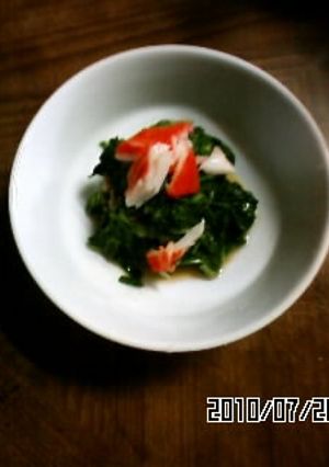 ♦白菜の外葉のおひたし-レシピのメイン写真