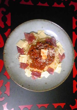 生ハムの冷製トマトソースパスタ-レシピのメイン写真
