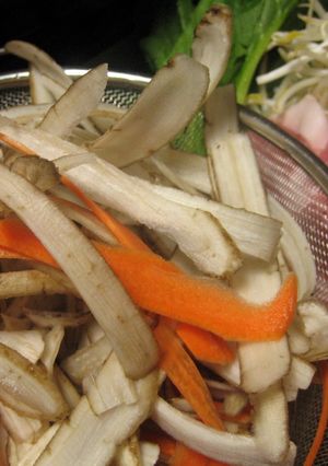 ゴボウがウマイ！野菜たっぷりしゃぶしゃぶ-レシピのメイン写真