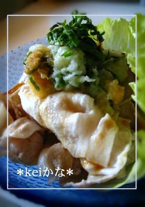 豚☆冷しゃぶのさっぱりおろし醤油-レシピのメイン写真