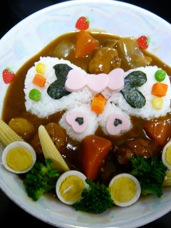 ひらひらチョウチョ♬のカレー-レシピのメイン写真